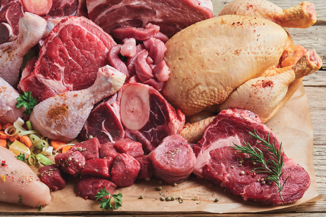 Calorie chart: Meat and poultry