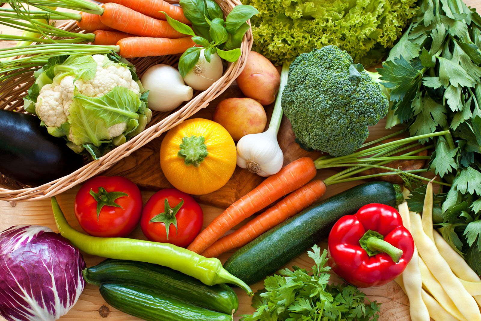 Calorie chart: Vegetables