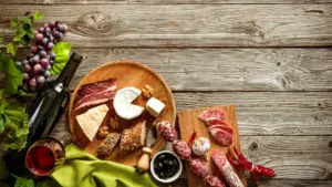Examples of foods that contain a lot of histamines are wine, aged cheeses and cured meats.