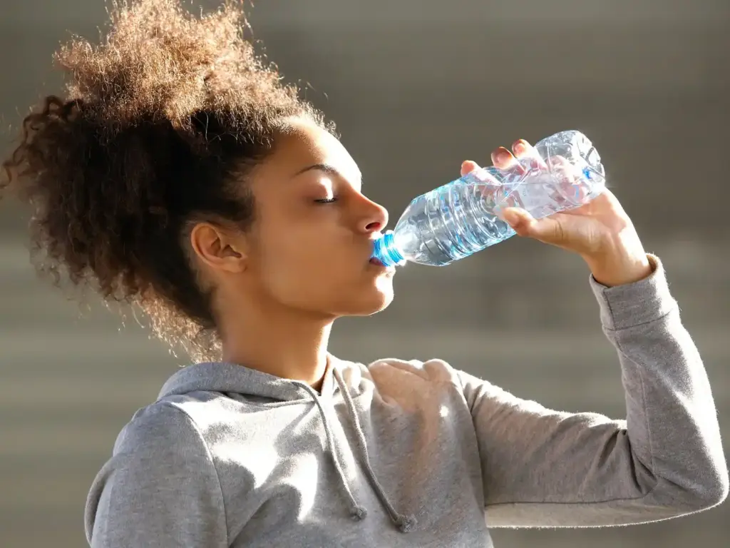 Everyone has heard that drinking water is good for you. By keeping a bottle with you at all times, you have easy access to a sip.